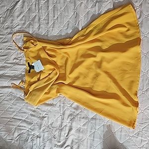 Forever 21 Women Woven Dress - SH Marigold Medium